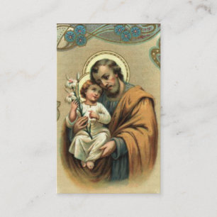 Memorare Gebet St Joseph u. heilige Karte Jesuss