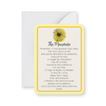Memorare Notecard "I Prayed for You Today"