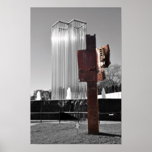 Memorial 2 zu den Zwillingstürmen Poster