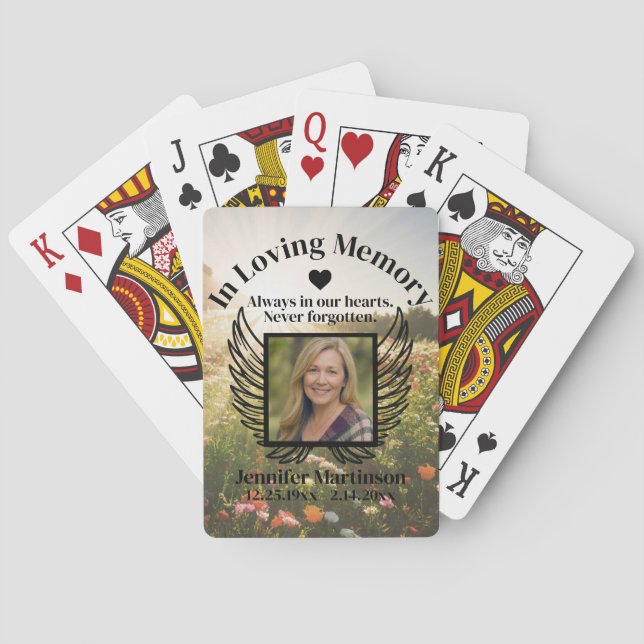 Memorial | Add Photo Spielkarten (Rückseite)