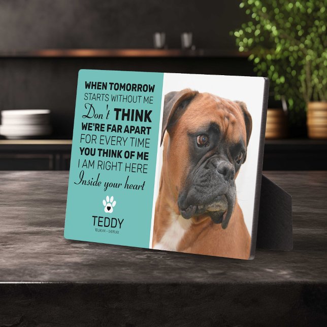 Memorial | Aquamarine Erinnerung Fotoplatte (Von Creator hochgeladen)