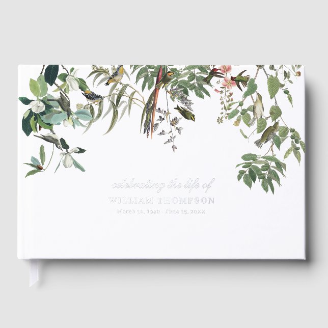 Memorial Celebrating Life Of Funeral Eucalyptus Gästebuch (Vorderseite)