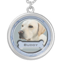 Memorial Charm Necklace für Hunde