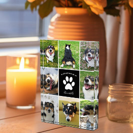Memorial Custom Dog Collage Fotoblock
