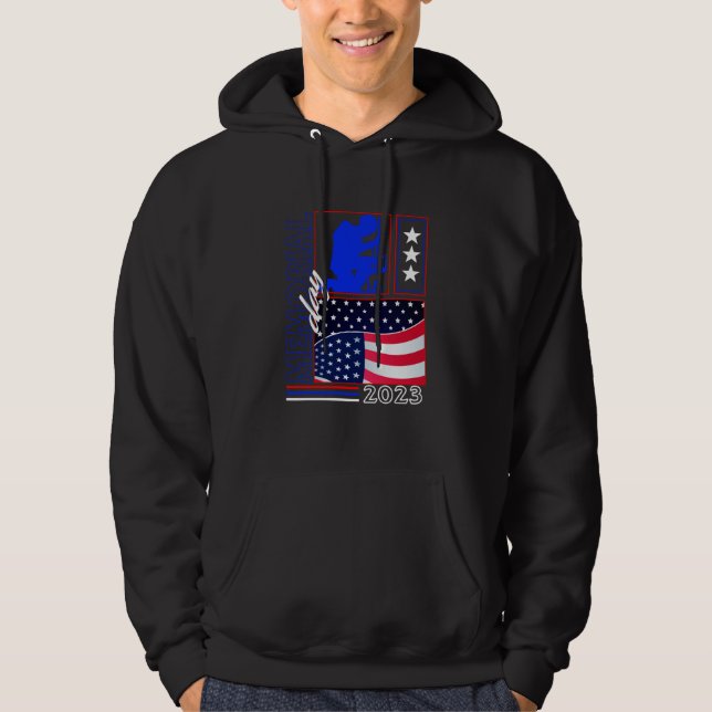 MEMORIAL DAY 2023 Thank You Father Grandpa USA Fla Hoodie (Vorderseite)