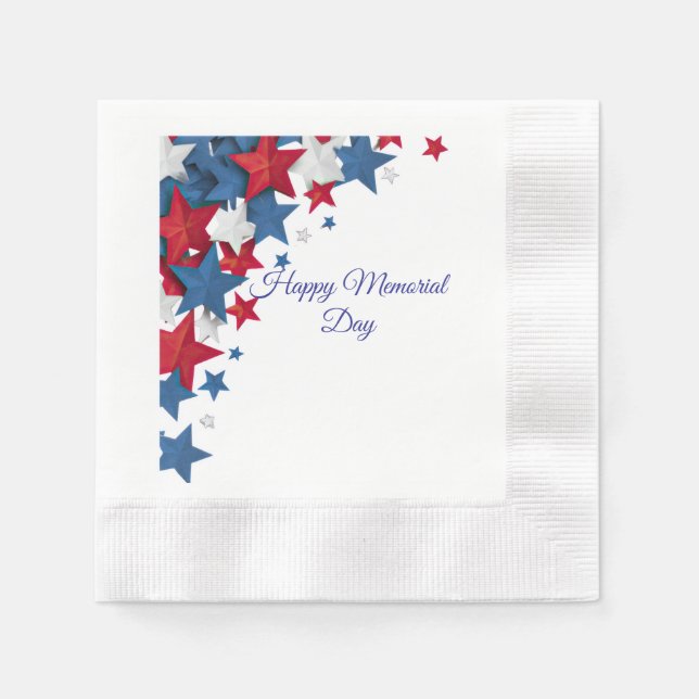 Memorial day napkins serviette (Vorderseite)