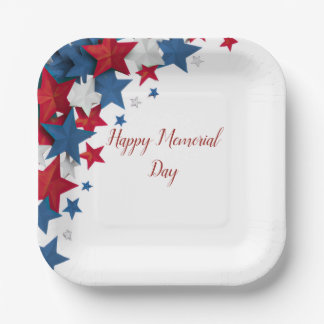 Memorial Day Pappteller