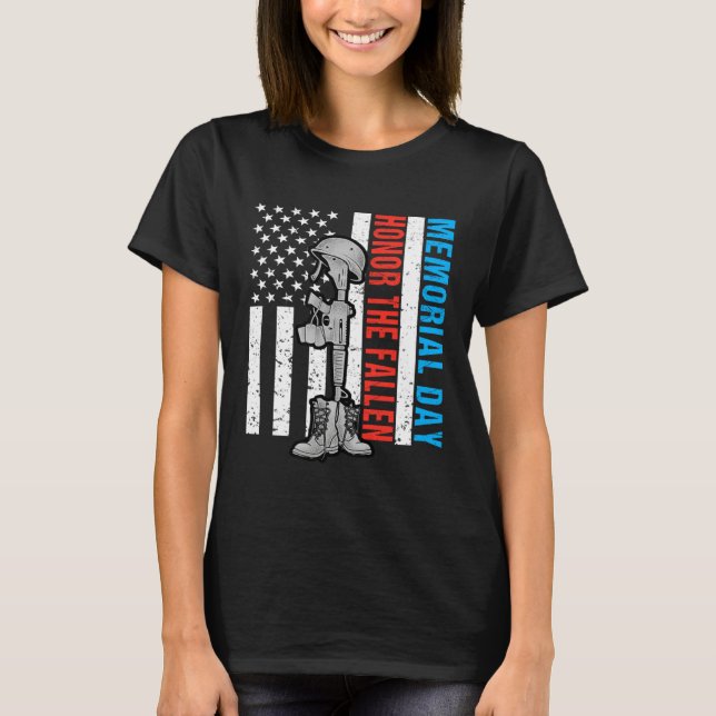 Memorial Day Shirt 2021 Remember The Fallen Men Wo (Vorderseite)