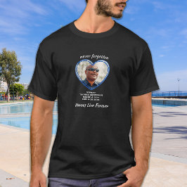 Memorial EOW Custom Heart Foto T-Shirt