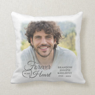 Memorial FOREVER IN MEINEM HERZEN Foto Keepake Kissen