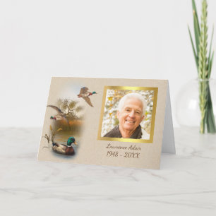 Memorial-Foto Dankeschön-Karte Dankeskarte