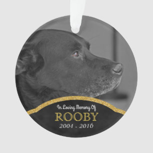 Memorial Foto Personalisiert Hunde Weihnachten Ornament