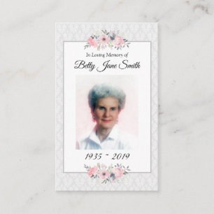 Memorial Foto Praetkarte   Das Gebet des Herrn Visitenkarte