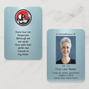 Memorial Foto Prayer Welder Welding Visitenkarte