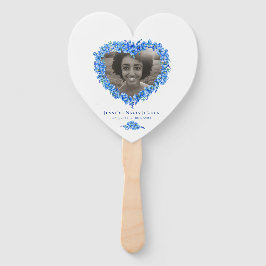 Memorial Foto vergiss-me-not-heart-Programm Fächer