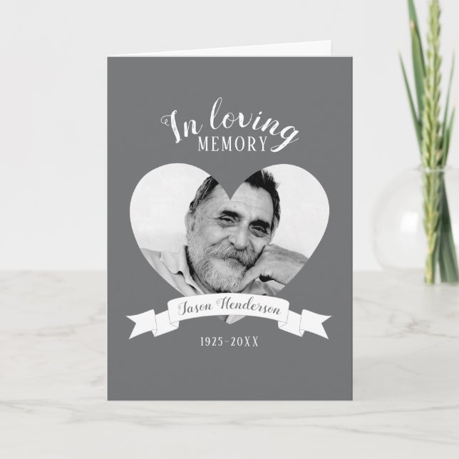 Memorial Fotodienst White Cancer Ribbon Program Programm (Vorderseite)