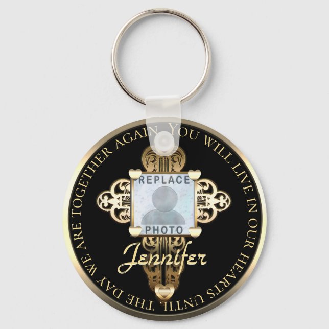 Memorial für die Fotomeldung Cross Hearts hinzufüg Schlüsselanhänger (Vorderseite)