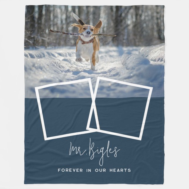 Memorial für Heimdogs 3 FotoCollage Fleecedecke (Vorderseite)