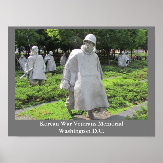 Memorial für Kriegsveteranen aus Korea - Poster (Vorne)