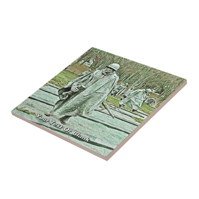 Memorial für Veteranen des Koreakkriegs Fliese (Seite)