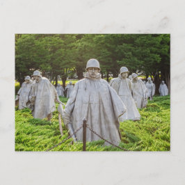 Memorial für Veteranen des Koreakkriegs Postkarte