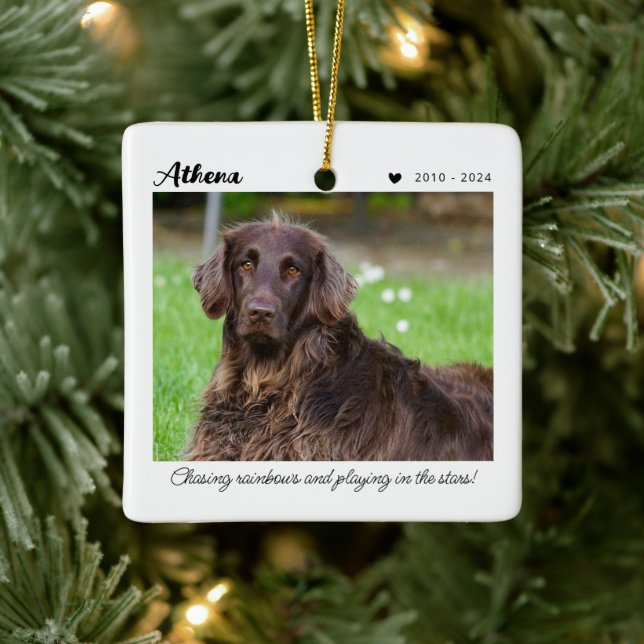 Memorial-Geschenk | In Love Memory Keramikornament (Baum)
