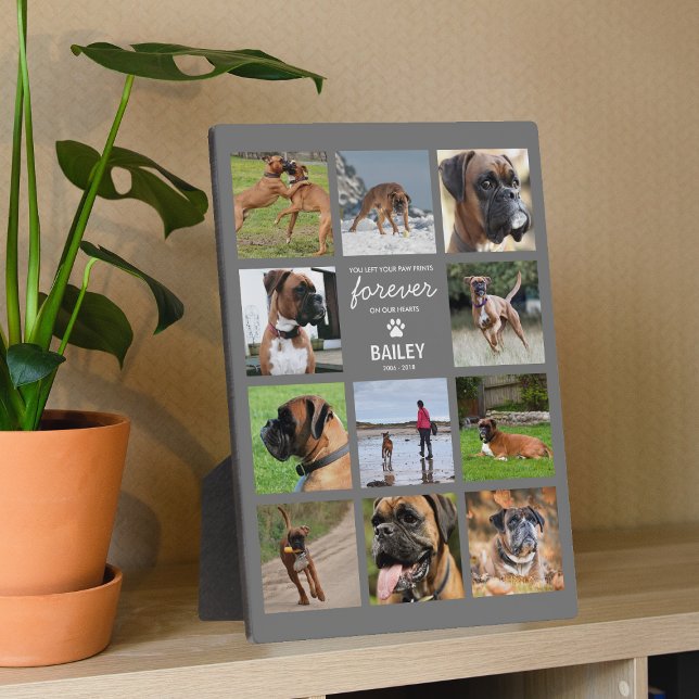 Memorial-Geschenk | Tribute Foto Collage Fotoplatte (Von Creator hochgeladen)