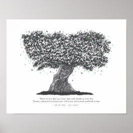 Memorial Gift, Beileid für Vater mit Verlust, Fore Poster