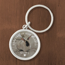 Memorial House Rabbit | Name und Foto Schlüsselanhänger