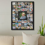 Memorial IN LIVING MEMORY 55 FotoCollage Künstlicher Leinwanddruck<br><div class="desc">Feiern Sie das Leben Ihrer Lieben mit diesem Gedenksatz 16x20" Imitate Leinwand drucken mit einer leicht hochzuladenden Foto-Collage von 55 Bildern durch die Jahre in Erinnerung an jemanden Besonderen. Eleganter Kalligraphieskripttitel IN LOVING MEMORY und für den Namen. Vorführung bei einer Beerdigungsfeier oder einer Feier des Lebens oder als Beileid- oder...</div>