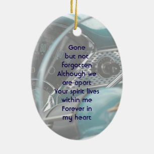 Memorial Keepake Antike Autos Auto Keramik Ornament