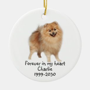 Memorial Keepake Hund Tier Keramik Ornament