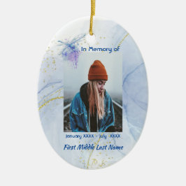 Memorial Keepake Memorial Dragonfly Keramik Ornament