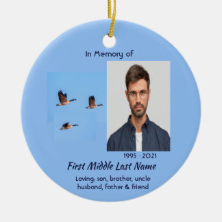 Memorial Keepsake Canada Goose Outdoors Keramik Ornament