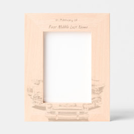 Memorial Keepsake Collector Classic Vintage Car Geätzte Rahmen