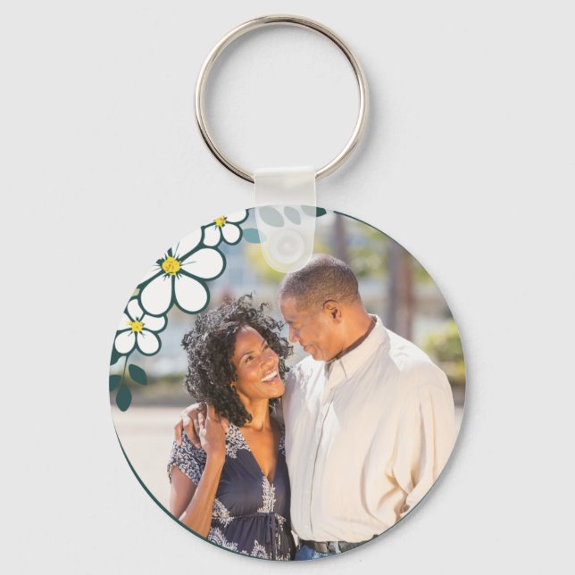 Memorial Keychain Personalized Keepsake Schlüsselanhänger (Rückseite)