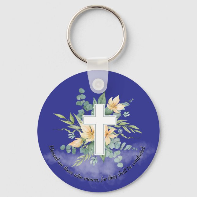 Memorial Keychain Personalized Keepsake Schlüsselanhänger (Rückseite)