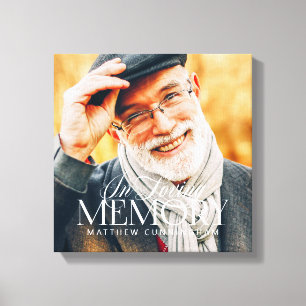 Memorial Love Memory Einfaches modernes Foto Leinwanddruck