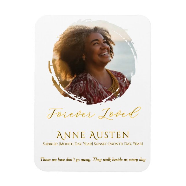 Memorial Magnet – Personalized Tribute Keepsake (Vertikal)