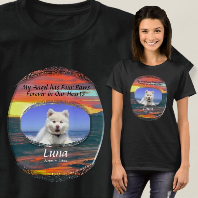 Memorial Mein Engel hat vier Paws 1490 T-Shirt (Von Creator hochgeladen)