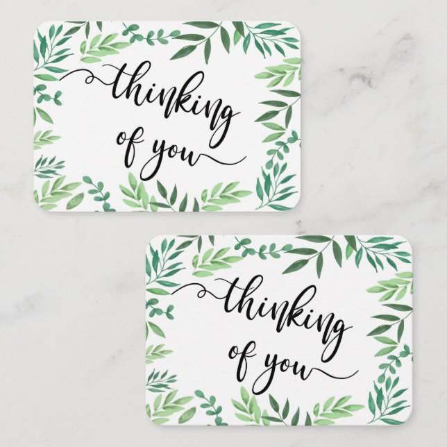 Memorial Memorial Angel Sake-Geschenk im Memory Be Visitenkarte (Vorne/Hinten)