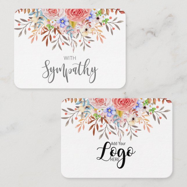 Memorial Memorial Angel Sake-Geschenk im Memory Be Visitenkarte (Vorne/Hinten)