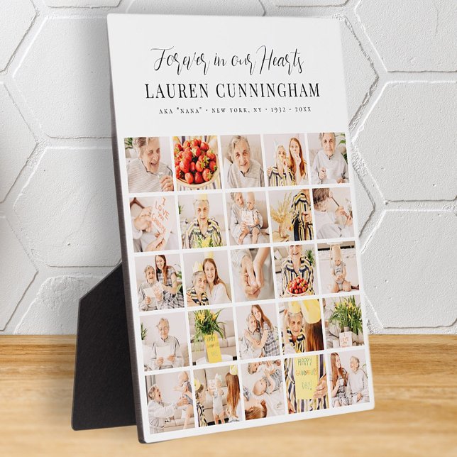 Memorial Modern Simple Minimalistisch 25 Foto Coll Fotoplatte (Von Creator hochgeladen)