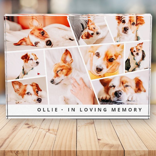 Memorial Modernes, einfaches Chic Collage Fotoblock (Von Creator hochgeladen)