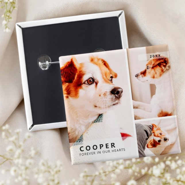 Memorial Modernes, einfaches geometrisches FotoCol Button (Von Creator hochgeladen)