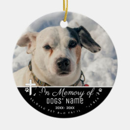 Memorial Pet Ornaments - Benutzerdefinierter Hunde Keramik Ornament