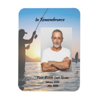 Memorial Photo Celebration of Life Keepsake Magnet
