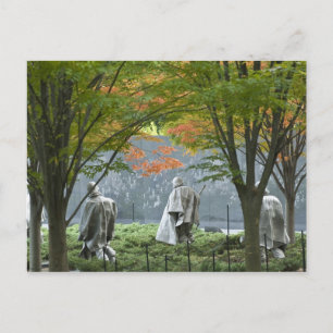 Memorial Postcard für Kriegsveteranen Postkarte