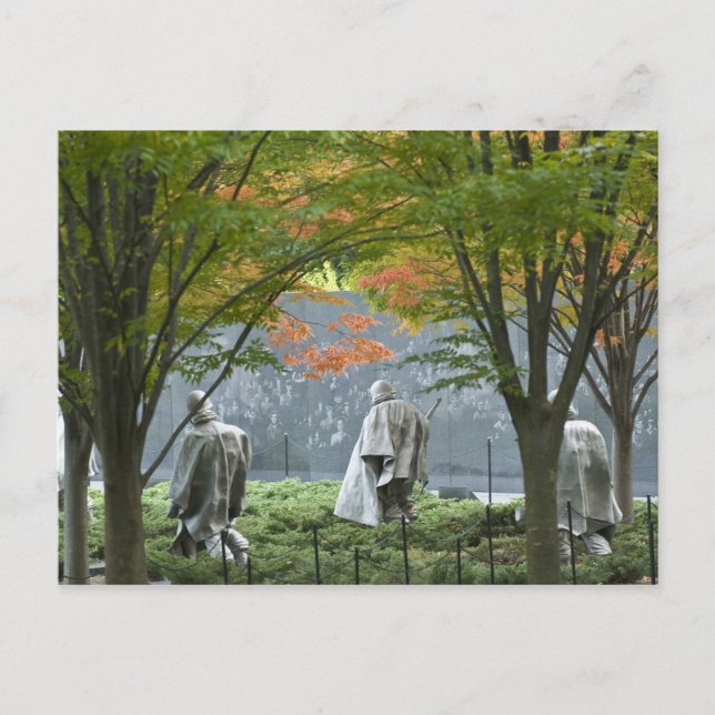 Memorial Postcard für Kriegsveteranen Postkarte (Vorderseite)