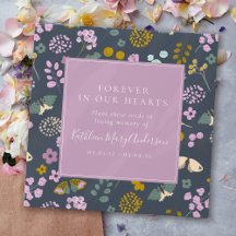 Memorial Seed Packet Wildblume Schmetterlinge